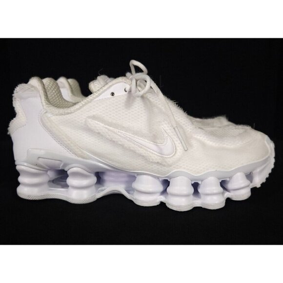 Comme des Garcons x Nike Shox TL Sneakers Size 38 US 7 White - Picture 1 of 9
